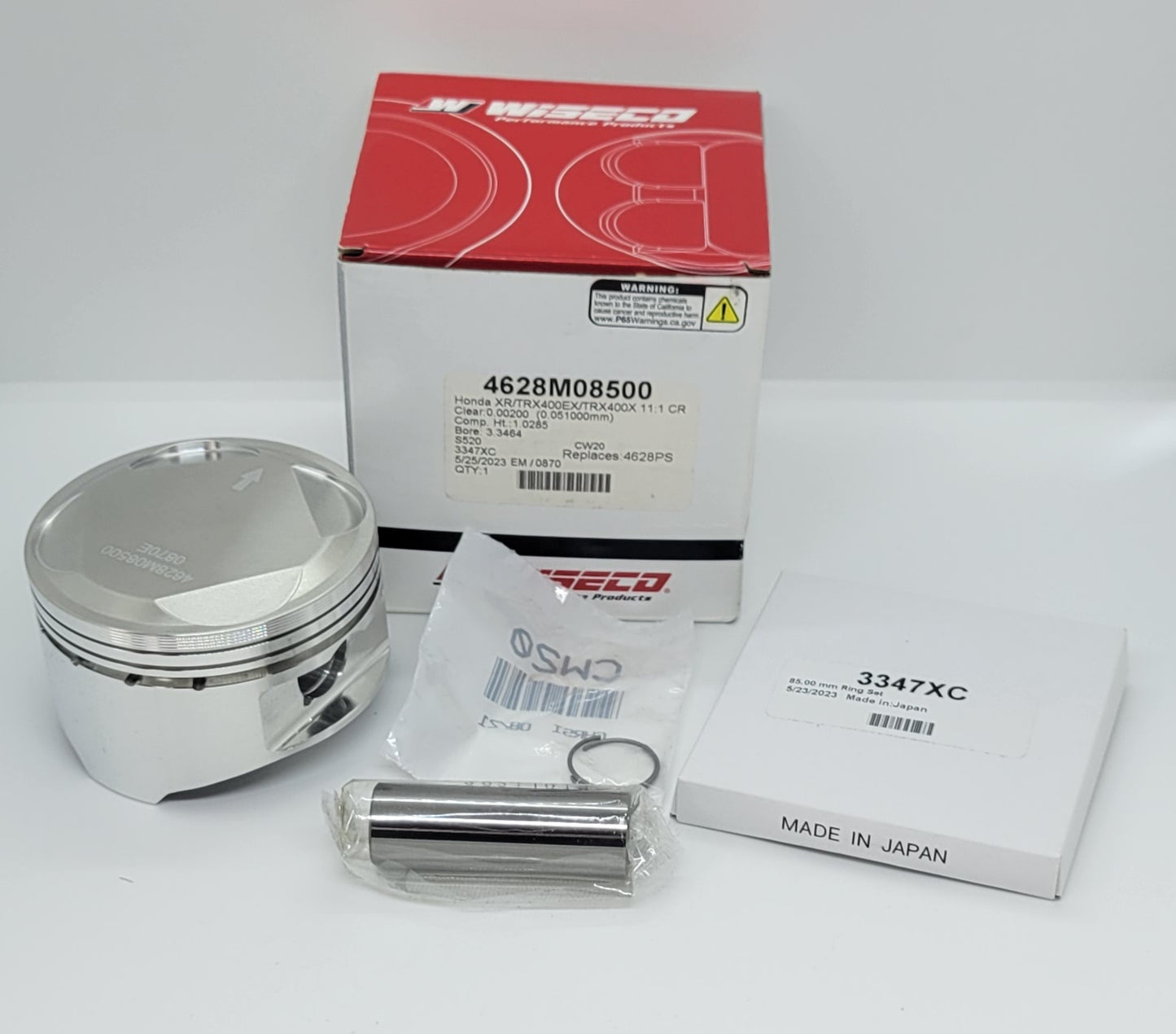 BUILD A BLOCK - Build your own block setup for 1999-2014 HONDA TRX400EX / TRX400X 85mm 10:1 or 11:1 Wiseco ProX Cometic