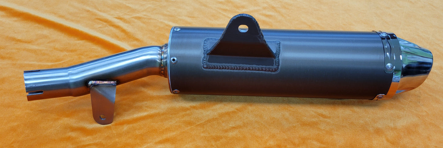 Performance Aluminum Exhaust System For 1999-2014 HONDA TRX400EX USFS APPROVED SPARK ARRESTER VER 2.0