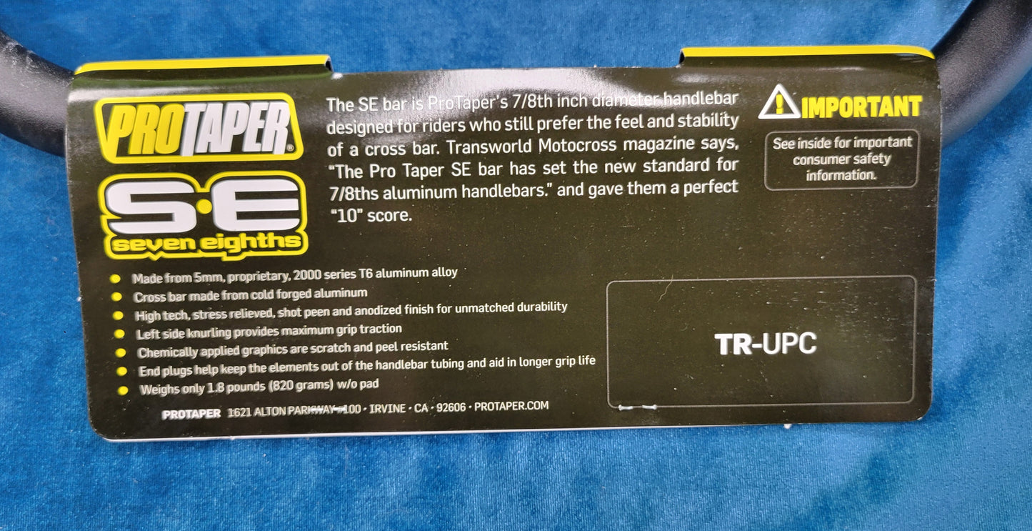 ProTaper SE 7/8" Handlebar ATV High Bend 025257