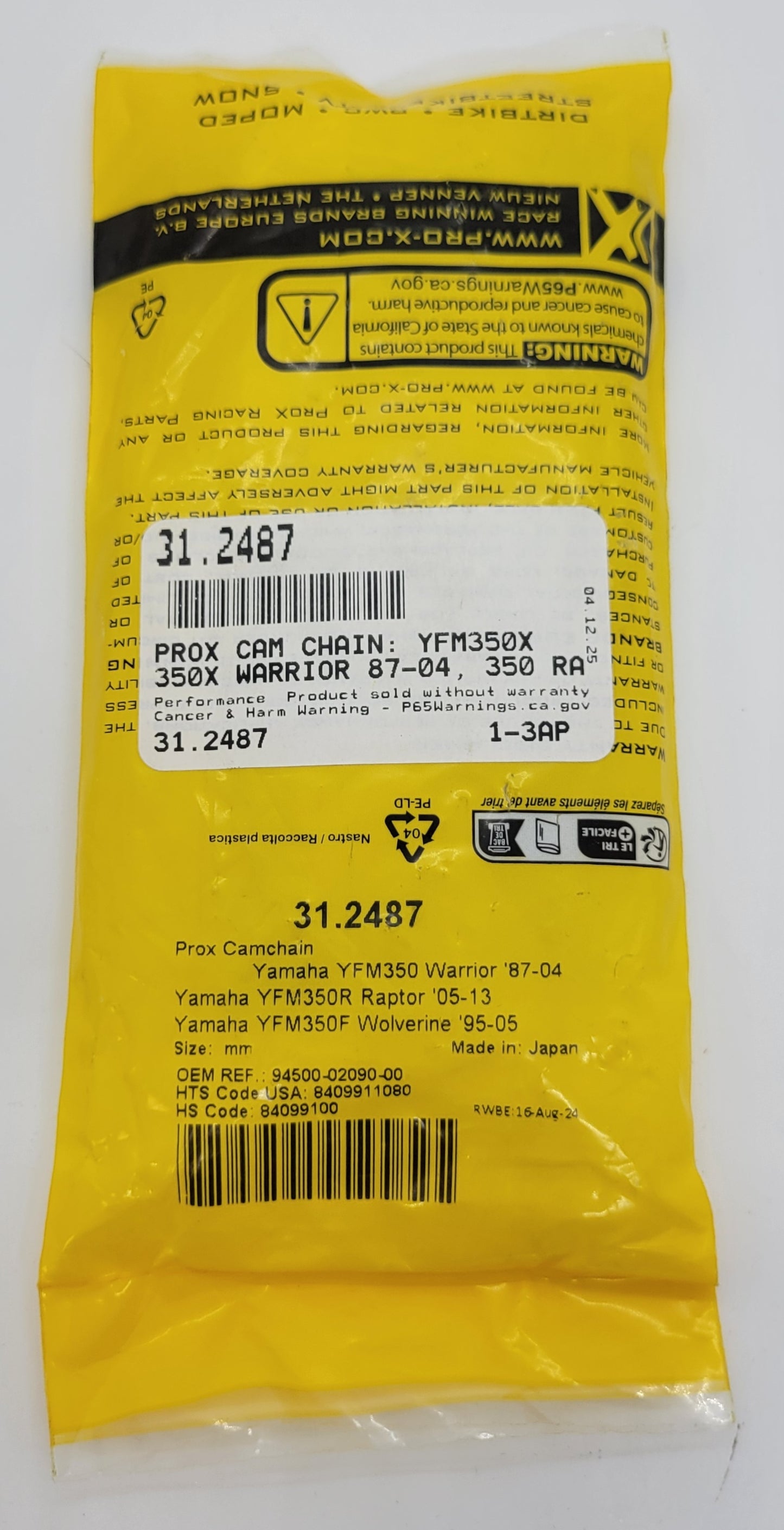 BUILD A BLOCK - Build your own block setup for 1987-2004 Yamaha Warrior 350 & 2005-2013 Yamaha Raptor 350 83mm Wiseco ProX Cometic