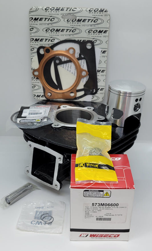 66mm Stock Cylinder Wiseco Piston Cometic Gasket Set For 1988-2006 Yamaha Blaster 200 yfs200