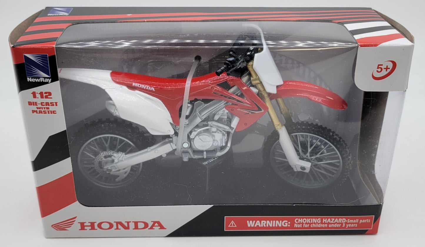 1:12 SCALE DIE-CAST 2012 HONDA CRF250R DIRT BIKE