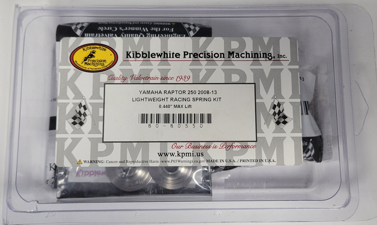 Kibblewhite Lightweight Racing Valve Spring Kit 80-80550 for 2008-2013 RAPTOR 250