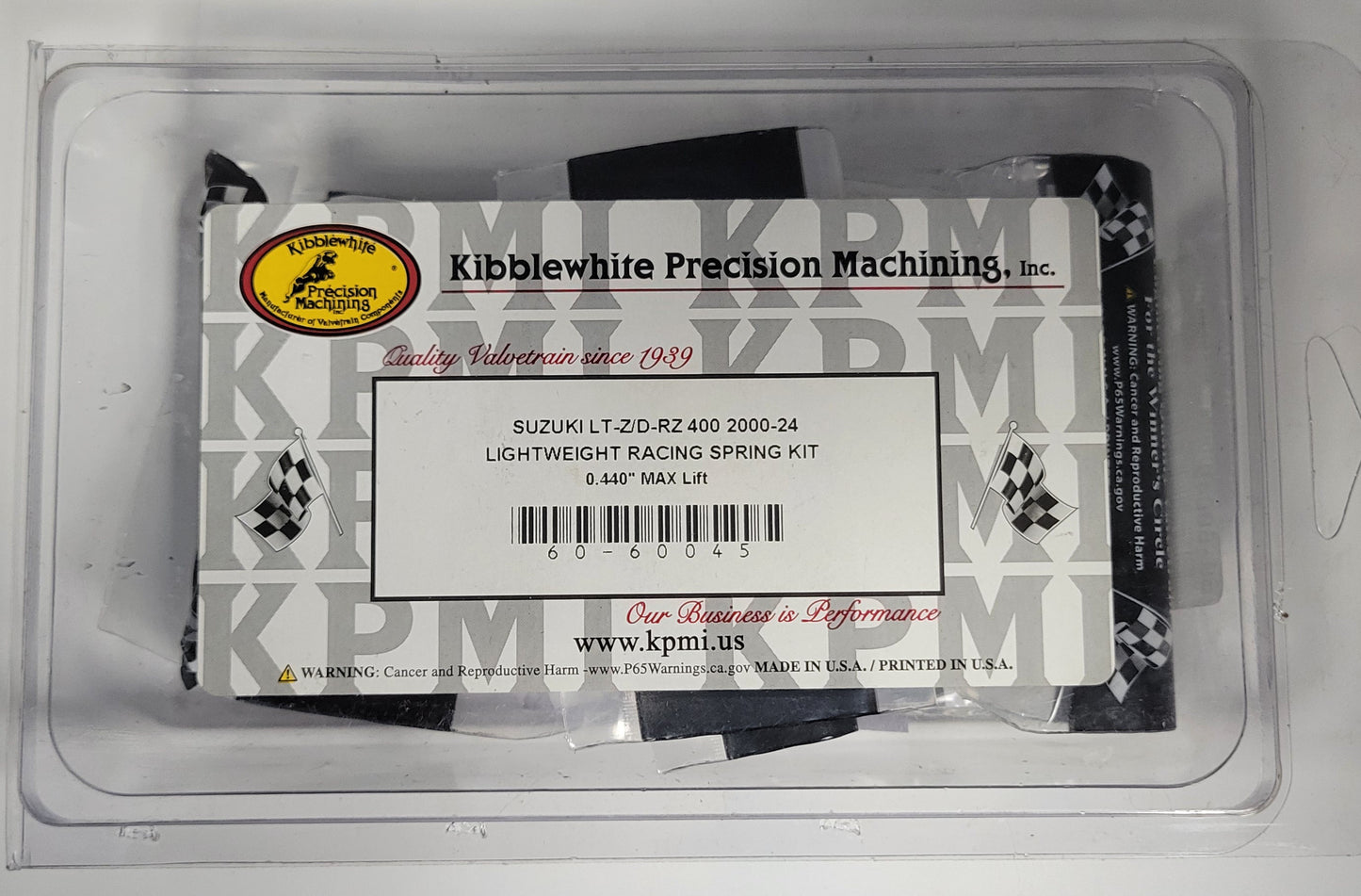 Kibblewhite Lightweight Racing Valve Spring Kit 60-60045 for 2003-2006 KAWASAKI KFX400 / 2003-2014 SUZUKI LT-Z400 / 2004-2008 ARCTIC CAT DVX400