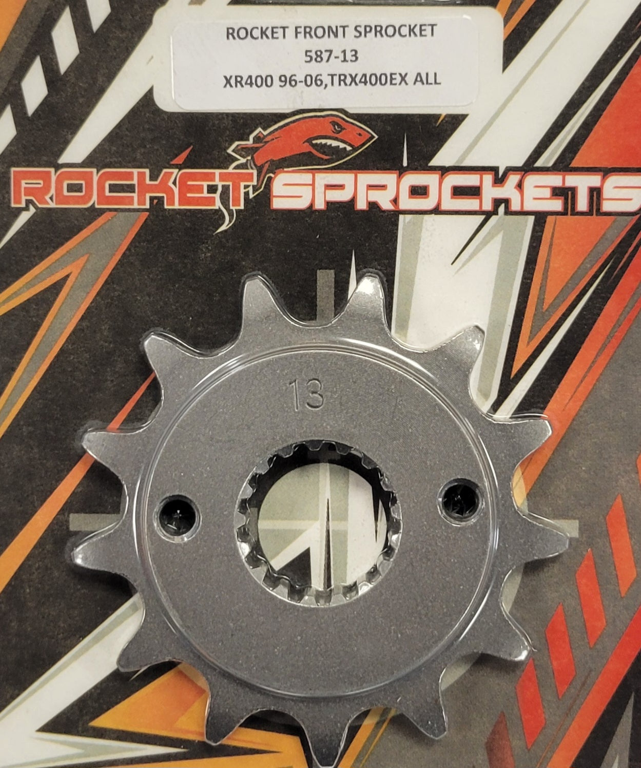 ROCKET SPROCKET STEEL FRONT 13T TOOTH 1999-2004 HONDA TREX400EX / 1996-2006 XR400