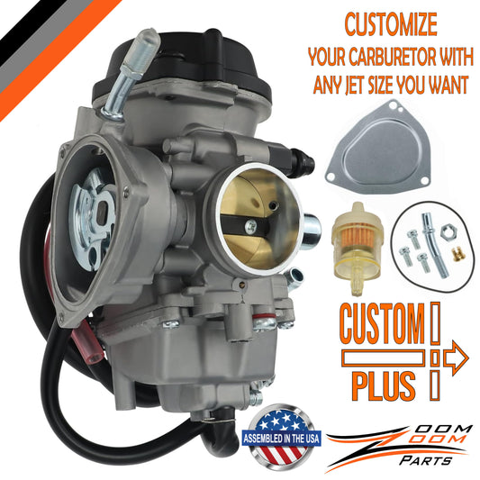 CUSTOM PLUS CARBURETOR & JETTING FOR 2003 - 2006 Carburetor Kawasaki KFX 400 KFX400 KF-X 400 ATV Quad