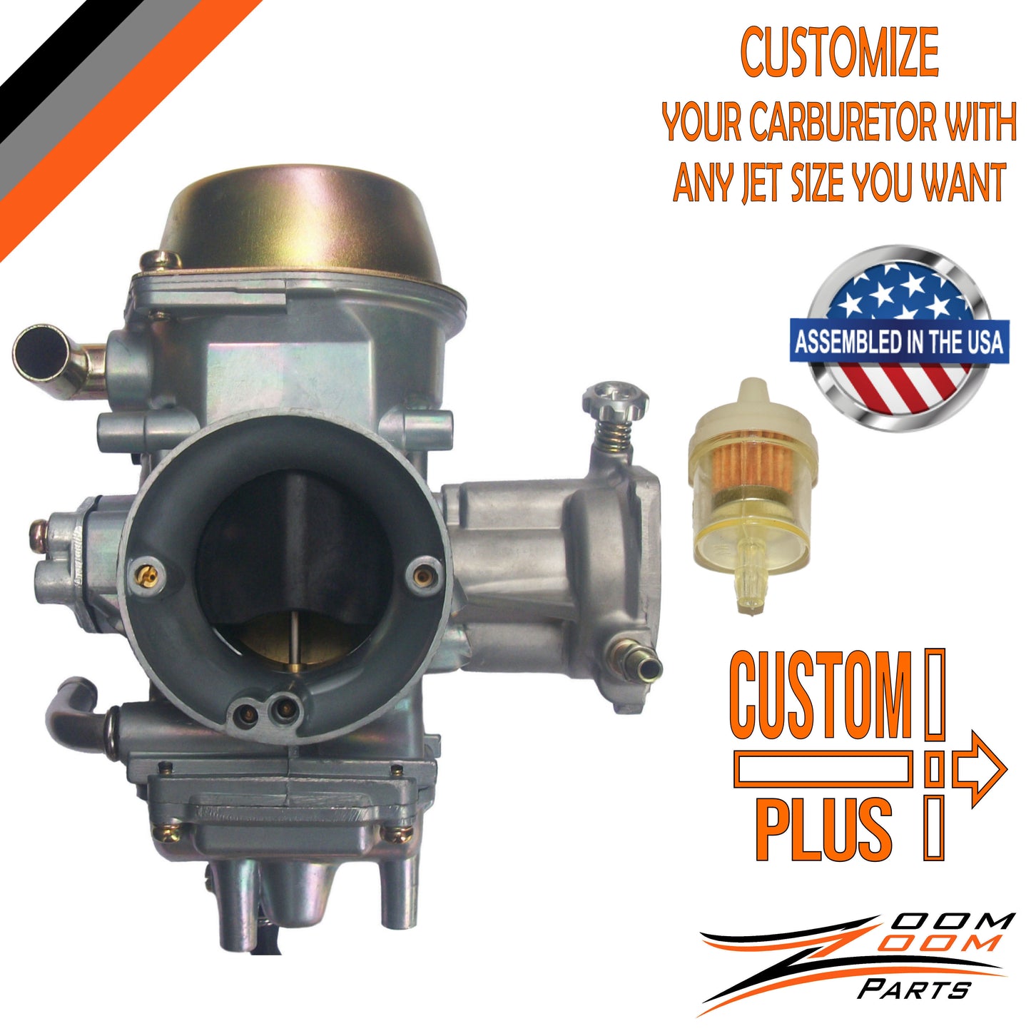 CUSTOM PLUS CARBURETOR FOR 2004 - 2007 YAMAHA RHINO 660 YXR660 4x4 4WD