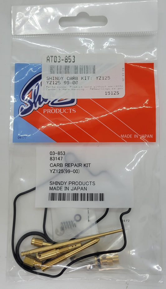 SHINDY CARBURETOR REBUILD KIT 03-853 1999-2000 YAMAHA YZ125