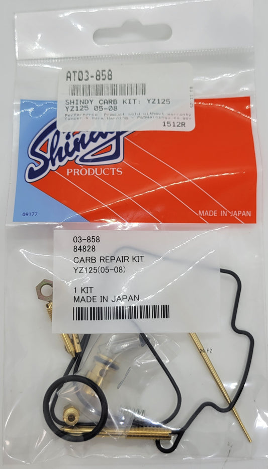 SHINDY CARBURETOR REBUILD KIT 03-858 2005-2008 YAMAHA YZ125