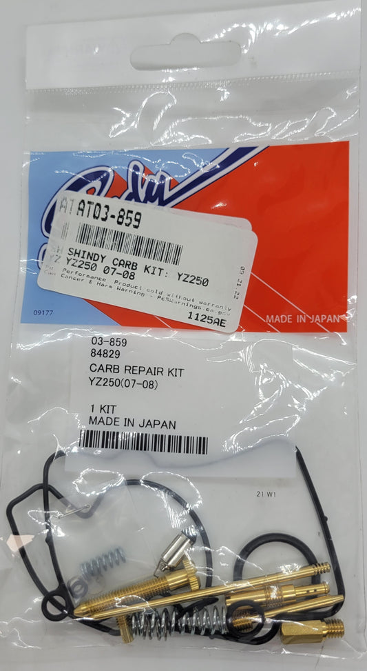 SHINDY CARBURETOR REBUILD KIT 03-859 2007-2008 YAMAHA YZ250