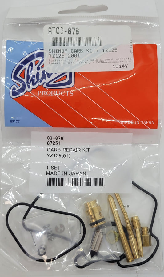 SHINDY CARBURETOR REBUILD KIT 03-878 2001 YAMAHA YZ125