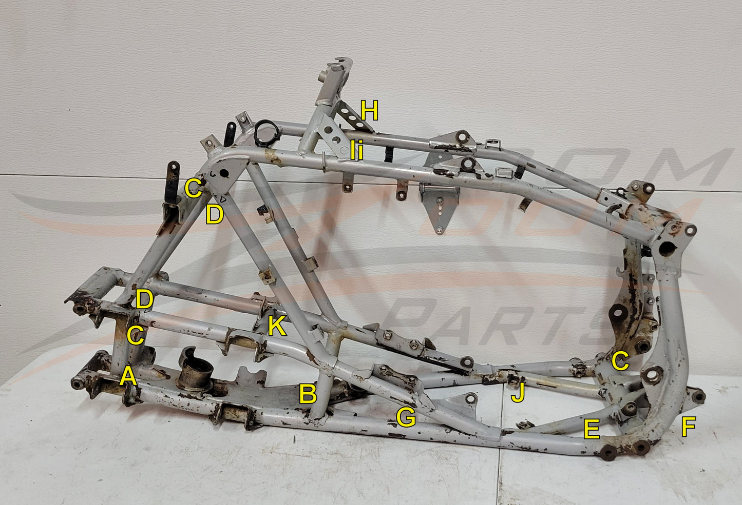 MAIN & SUB FRAME GUSSET KIT COMBO FOR 1999-2014 HONDA TRX400EX TRX400X UPGRADED VERSION XC/MX