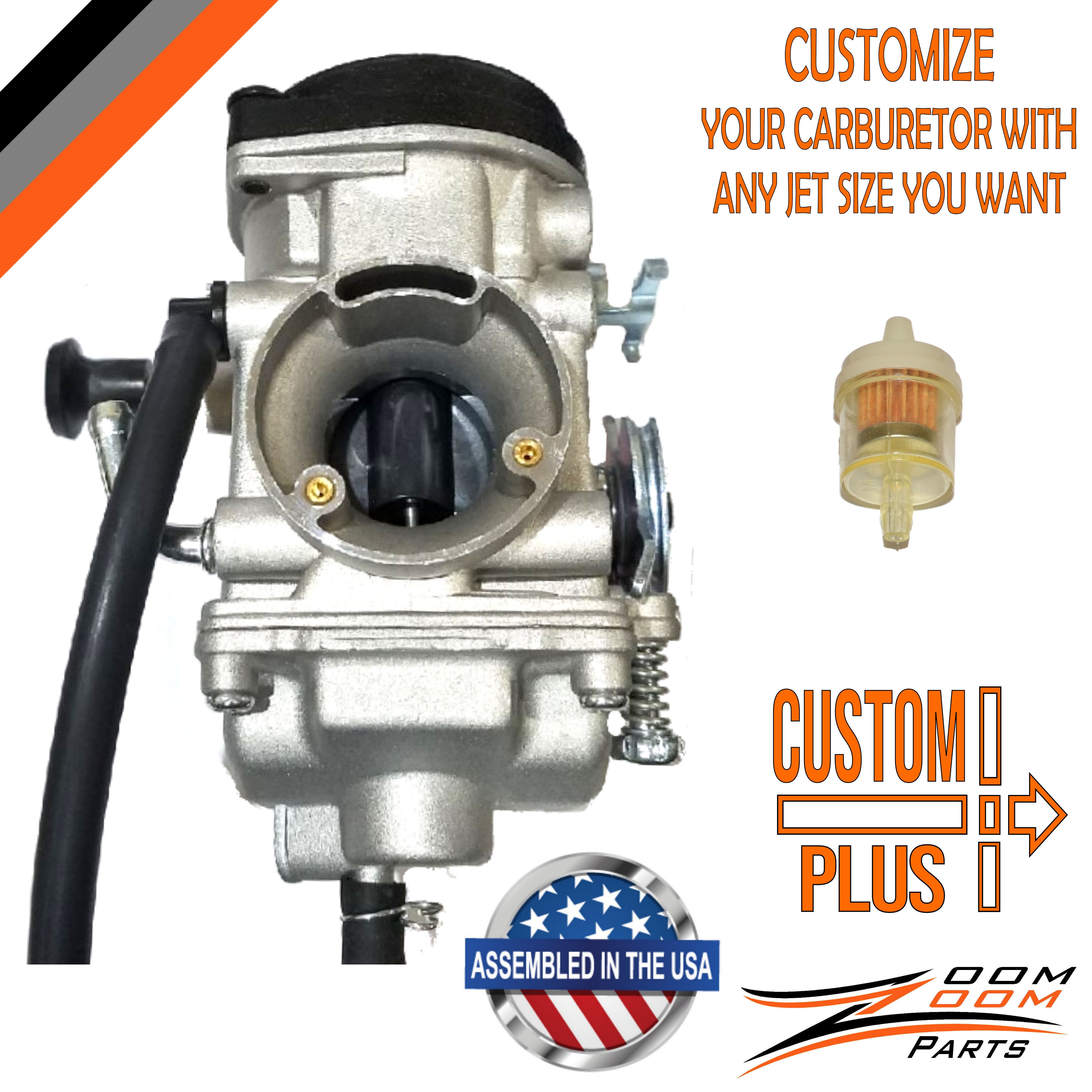 Carburateur Argenté Pour TW200 TW 200 2001-2017 - Pièce De Rechange Moto Trailway