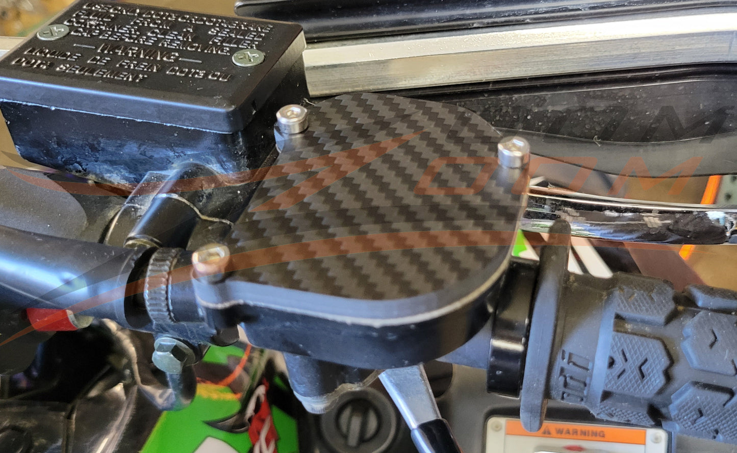1999-2014 HONDA TRX400EX / TRX400X CARBON FIBER THROTTLE COVER - MADE IN U.S.A