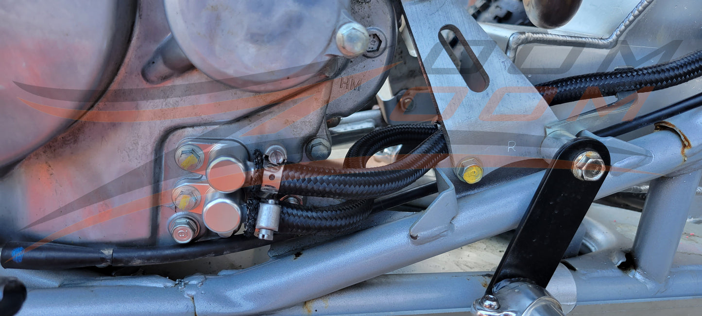 Upgraded Oil Cooler & Tank For 1999-2014 Honda trx400ex / trx400x