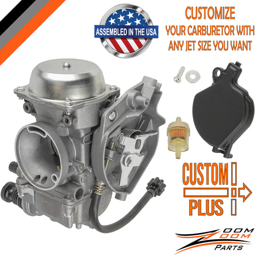 CUSTOM PLUS CARBURETOR KAWASAKI PRAIRIE 400 KVF400 KVF 400 2x4 4x4 1999 2000 2001 2002