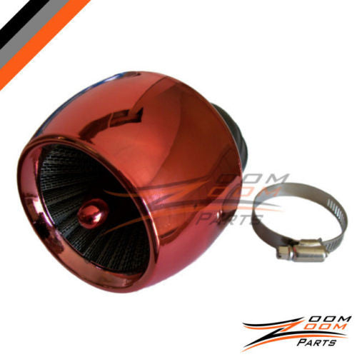 Performance GY6 50 49 50cc Racing Air Filter Cleaner Scooter Moped Go Cart RED