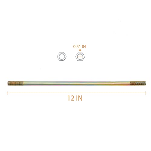 2 Tie Rods and 4 Tie Rod Ends Kit Compatible With 1999-2008 Honda Sportrax 400 | 2009 2012-2014 Honda Trx400X Tie Rod Ball Joint