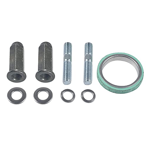 GY6 Exhaust kit(Nuts&Gasket&Exhaust Studs) FIT for GMB139 Engine 50cc 70cc 90cc 110cc 125cc 150cc Scooters ATVs Go Karts 4 Wheeler Moped fits Scooters with 50cc - 150cc Motors etc