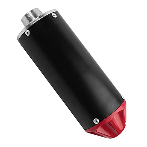 FLYPIG BLACK/RED HIGH PERFORMANCE AFTERMARKET Racing Muffler Exhaust Pipe System kit For Honda XR50 CRF50 XR CRF 50 Chinese 70 110 125cc SDG TAOTAO COOLSTER PIT BIKE EX16 Pit Dirt Bikes