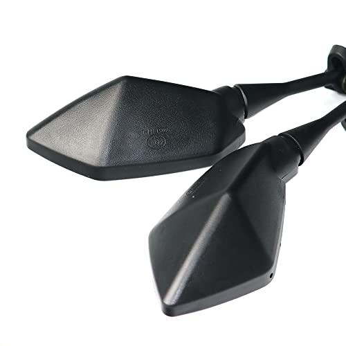 LMoDri Racing Motorcycle Mirrors Sport Bike Rearview Mirror Compatible with Honda CBR F4 F4i / RC51 / RVT 1000 DD250E/DD300/350
