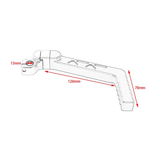 JRL CNC Kick Start Starter Lever Black for Honda XR50 CRF50 XR70 CRF70 50cc 70cc 110cc 125cc Pit Bikes and SDG SSR Baja Pitster Taotao Coolster Lifan Loncin