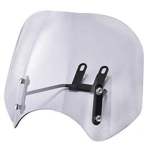 Midimttop Motorcycle Compatible with Ho-n-da Rebel CMX 300 Rebel 500 CMX500 CMX300 Windshield Fairing Windscreen Protector 2017 2018 2019 2020 2021 2022(Light Smoke)