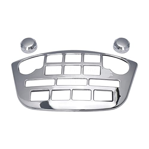 For Honda Goldwing GL1800 2001 2002 2003 2004 2005 2006 2007 2008 2009 2010 Goldwing 1800 GL 1800 Gold Wing Motorcycle Radio Accent Panel And Knob Sets Chrome