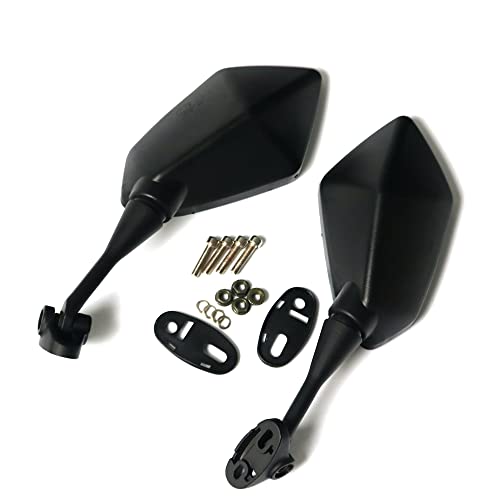 LMoDri Racing Motorcycle Mirrors Sport Bike Rearview Mirror Compatible with Honda CBR F4 F4i / RC51 / RVT 1000 DD250E/DD300/350