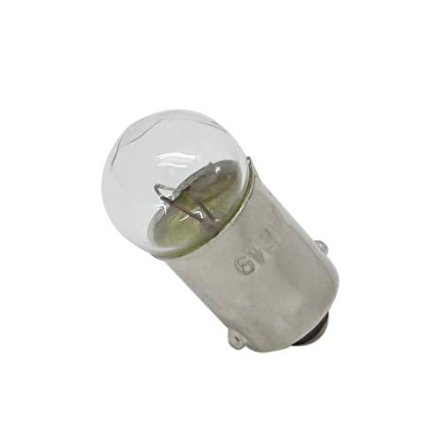 motoparty 6V 3W 6 Volt 3 Watt Speedo Speedometer Light Bulb 5 pk For Honda CT110 CT125 CT70 CT90 CA95 MR175 MR250 MT125 MT250 CT CA MR MT 250 175 125 110 90 75 70 ,Miniature Light Bulb (5 pcs)