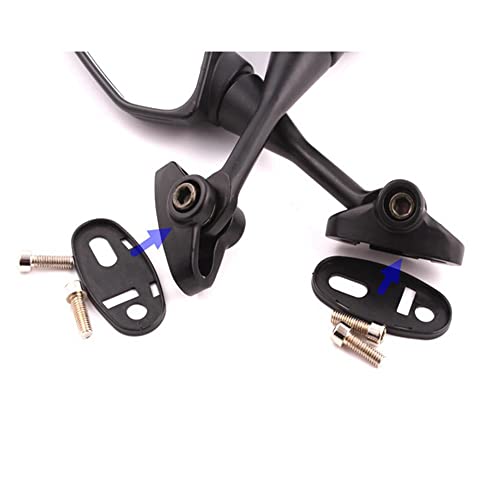 LMoDri Racing Motorcycle Mirrors Sport Bike Rearview Mirror Compatible with Honda CBR F4 F4i / RC51 / RVT 1000 DD250E/DD300/350