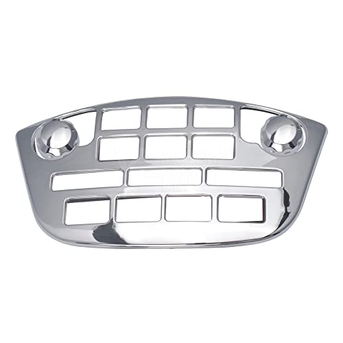 For Honda Goldwing GL1800 2001 2002 2003 2004 2005 2006 2007 2008 2009 2010 Goldwing 1800 GL 1800 Gold Wing Motorcycle Radio Accent Panel And Knob Sets Chrome