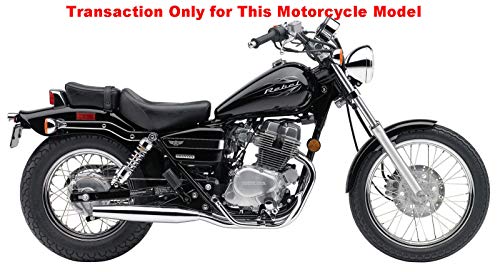Promise Faster Compatible Motorcycle Sissy Bar Backrest + Luggage Rack Pad Compatible For Honda CA250 Rebel 250 CMX250 Heavt-Duty Black