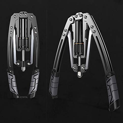 VIVITORY Adjustable Hydraulic Power Twister Arm Forearm Exerciser 22-440lbs Home Chest Expander for Arm, Biceps, Abdomen, Shoulder and Chest Muscle Strength Training (Grey)