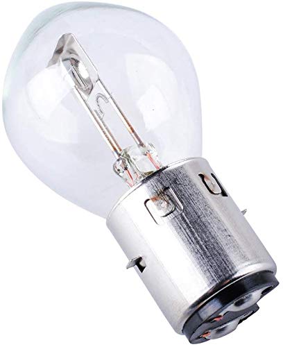 Poweka S2 12V 35/35w Chinese Scooter Light Bulb Fits for 50cc 150cc 250cc Znen Jonway Tank Baron (5 Packs)