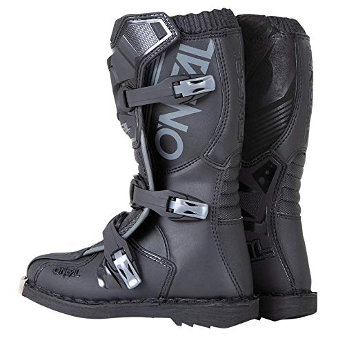 O'Neal 0332-104 Unisex-Child Element Dirtbike Boots (Black 4)