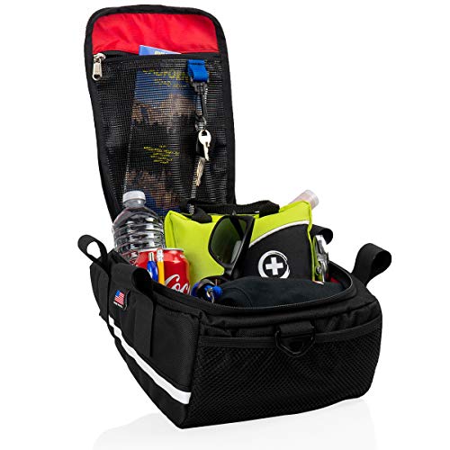 Chase Harper USA 5000 for Lowered Frames - Compatible with all Honda Ruckus Model Years with a Lowered Seat Frame - Water and Tear-Resistant Ballistic Nylon - Black