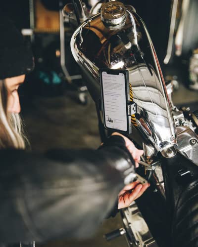 FREAKMOUNT Billet Magnetic Motorcycle Phone Mount | Billet Solid Aluminum Freaky Strong Magnetic Motorcycle Phone Holder - Non Slip & Anti-Scratch, Holds at high Wind speeds - Fits Nearly All Phones