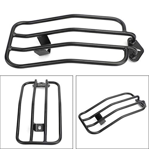 MAD HORNETS Motorcycle Luggage Rack Top Case Carrier,Rear Luggage Utility Rack Solo seat Luggage Rack Rear Fender Rack Fit for Honda CMX 300 CMX 500 Rebel 2017-2020(Black)