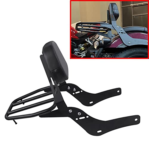 Worldmotop Motorcycle Sissy Bar Backrest Rear Passenger Seat for Honda Rebel CMX1100 CMX 1100 2021 2022 Detachable Backrest (for CMX1100-A)