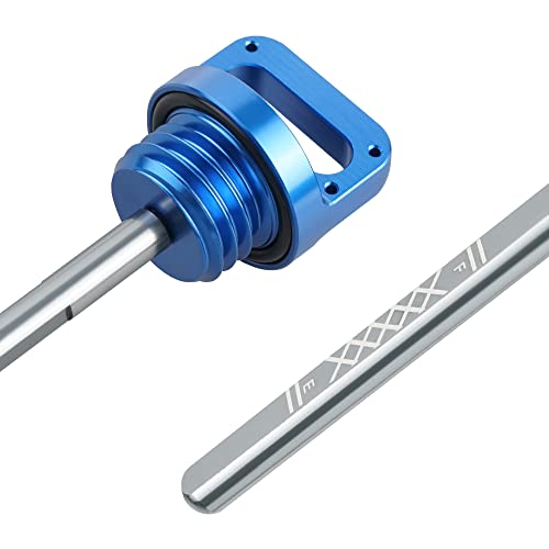 NICECNC T6 Aluminum Engine Oil Dipstick with O-Ring Compatible with Yamaha Raptor 700 YFM700 YFZ 450 2004-2009,2012-2013 Replacement for 5LP-21761-00-00 5LP-21761-00-00 See Fitment