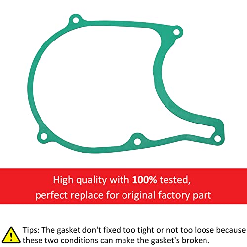 Left Crankcase Cover Gasket for Honda CRF100 CRF 80 CRF100F CRF80F 2004-2013, Stator Flywheel Cover and Gasket MPN# 11341-GN1-A80 11394-KN4-751/750