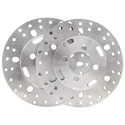 M MATI 2 PCS Front Left/Right Brake Disc Rotor for Yamaha Big Bear 350 YFM350 Big Bear 400 YFM400 Kodiak 400 YFM400 Grizzly 400 YFM400 Wolverine 350 YFM350 4KB-2582T-00-00