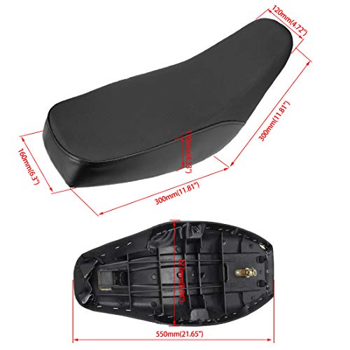 FVRITO Foam Seat for 50cc 70cc 110cc 125cc Coolster 3125A 3125A2 Mountain-HD125 3125-c2 mid size Mountopz Taotao BMS Chinese ATV