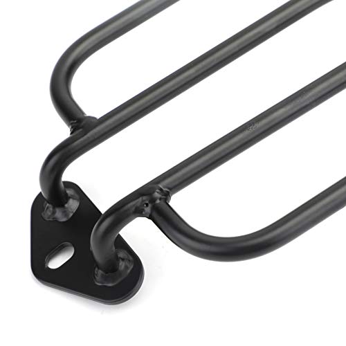 MAD HORNETS Motorcycle Luggage Rack Top Case Carrier,Rear Luggage Utility Rack Solo seat Luggage Rack Rear Fender Rack Fit for Honda CMX 300 CMX 500 Rebel 2017-2020(Black)