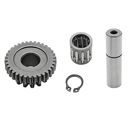 Starter Idler Gear 15T/34T & Bearing & Shaft for Yamaha Wolverine 350 Big Bear 400 Big Bear 350
