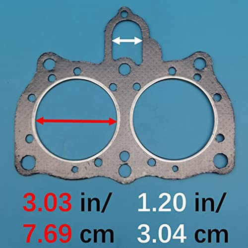 Tuzliufi Gasket Cylinder Head Set Kit Compatible with Honda Goldwing GL1100 GL1200 GL 1100 1200 12251-MG9-000 12251-MG9-306 12251-463-000 1980 1981 1982 1983 1984 1985 1986 1987 1988 Z511