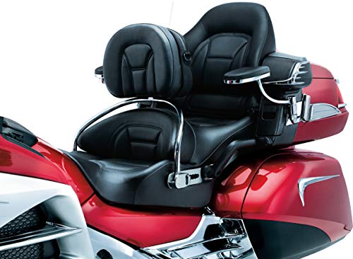 Kuryakyn 8991 Motorcycle Accessory: Swing-Out Padded Passenger Armrests with Drink/Cup Holder for 2001-17 Honda Gold Wing GL1800 Motorcycles, Chrome