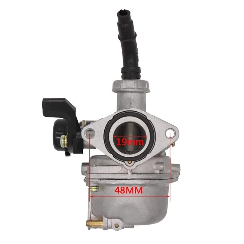 PZ19 Carburetor for 50cc 70cc 80cc 90cc 110cc 125cc ATV Dirt Pit Bike Taotao Honda CRF By LIAMTU Chinese Quad 4 Stroke ATV Go Kart Pit Dirt Bike CRF50F XL75 CRF80F XR50R