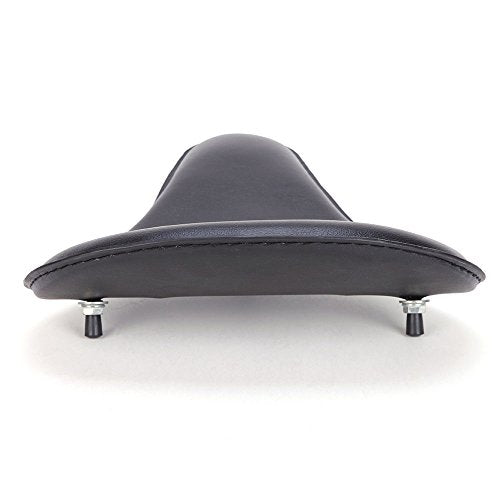 Black Motorcycle Cushion Spring Solo Seat compatible with Honda Rebel 250 300 500 Refit Bobber